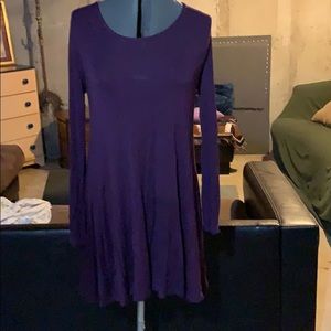 Purple dress, super cute with leggings or itself.